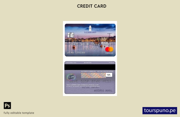 lista para imprimir plantilla mastercard de Malta Lombard Bank